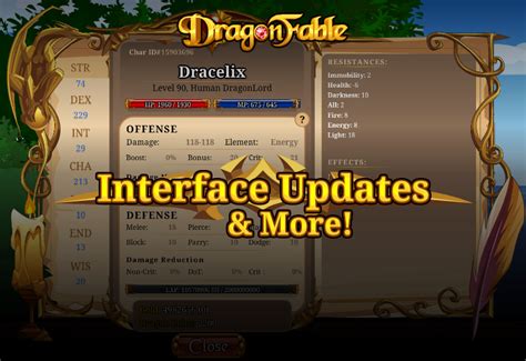 is dragonfable still being updated|Friday, May 24th Design Notes: Interface Updates & More!.